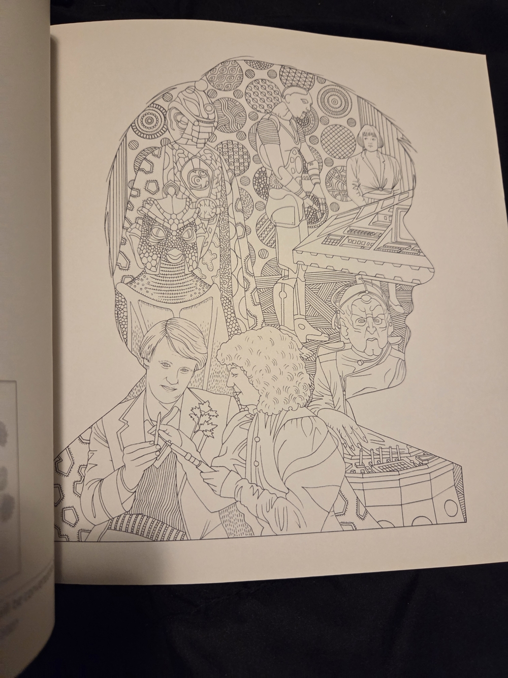 Doctor Who Coloring Book - Blue TARDIS Design - Picture 2 of 3